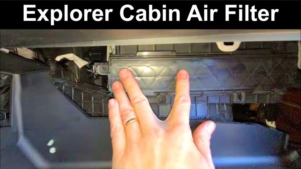 2020 Ford Explorer Cabin Air Filter Location Replacement - YouTube