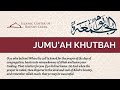 Jumuah khutbah   imam jawad rasul