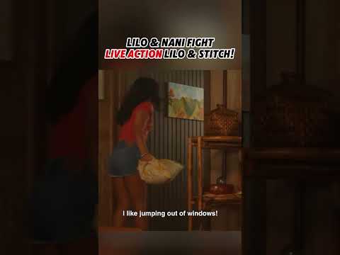 LILO And NANI FIGHT LIVE ACTION Lilo Stitch Disney Pixar Remake Funny Clip 