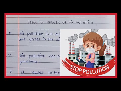 ಇಂಗ್ಲಿಷ್‌ನಲ್ಲಿ ವಾಯು ಮಾಲಿನ್ಯದ ಪರಿಣಾಮಗಳ ಕುರಿತು 10 ಸಾಲುಗಳ ಪ್ರಬಂಧ // ವಾಯು ಮಾಲಿನ್ಯದ ಪರಿಣಾಮಗಳ ಕುರಿತು ಪ್ರಬಂಧ