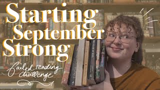 STARTING SEPTEMBER STRONG || a failed challenge reading vlog