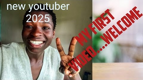 MY FIRST YOUTUBE VIDEO!!//INTRODUCTION TO MY CHANNEL 2025 #newyoutuber