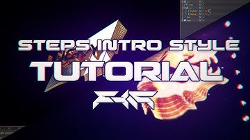 CINEMA 4D - HOW TO CREATE A STEP STYLE INTRO - Part 1