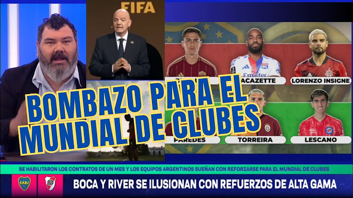 🚨BOMBA en el MUNDIAL de CLUBES para BOCA