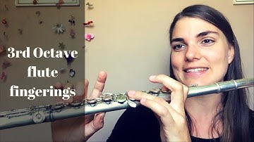 3rd Octave flute fingerings