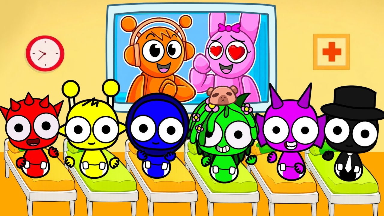 Oren & Pinki Have a FAMILY of SPRUNKI BABIES!