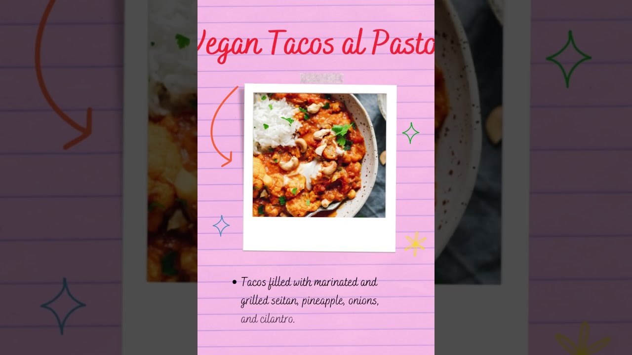 Vegan Tacos al Pastor VEGAN FOOD 