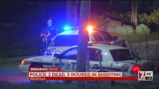Police: 2 dead, 5 injured in Asheville shooting