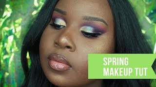 DRAMATIC SPRING MAKEUP TUTORIAL | MAKEUPBYSHANIAH