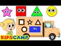 Learn Shapes With Wooden Truck Best Learning Videos For Toddlers KidsCamp 