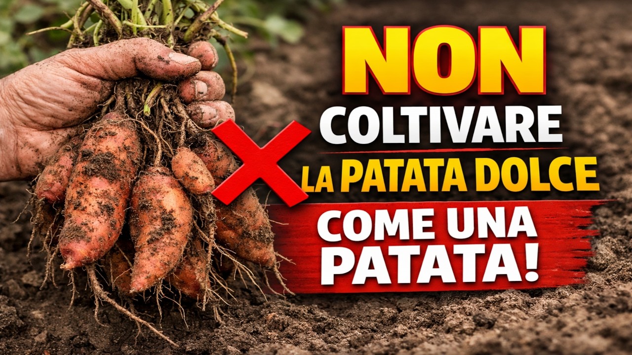La Patata Dolce NON È una Patata: L'Errore N°1 Che Distrugge il Tuo Raccolto