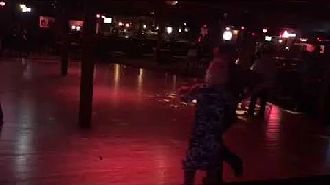 Kirby White and Janet Lowery dancing