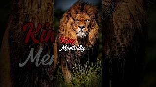THE KING MENTALITY...👑 #shorts #youtubeshorts #motivation #LION #attitude #success #mindset