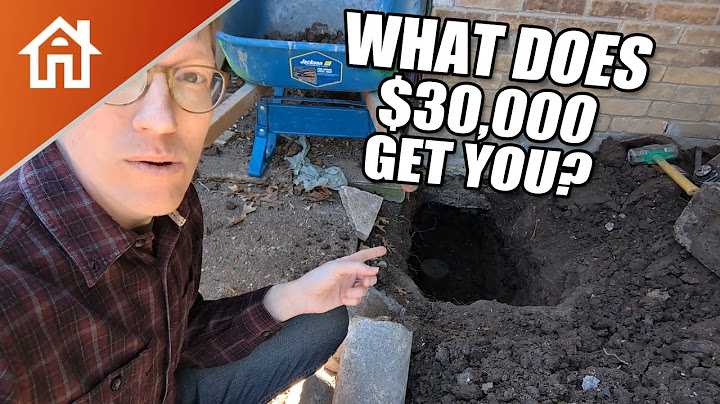 I spent $30,000 on Foundation Repairs, what they did was CRAZY!