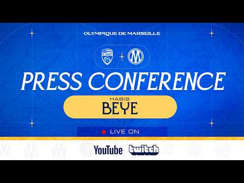 🎙️ Suivez en direct la conférence de presse d'Habib Beye avant #FCLOM