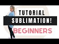 Sublimation for Beginners step by step tutorial using pillows and sweatshirts