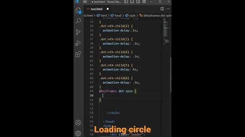 Loading circle || Loader CSS animation HTML CSS || Page loading animation || Loading circle CSS