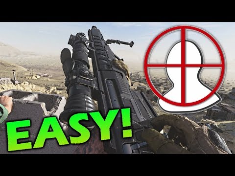 How to get EASY Sniper Headshots! (COD Modern Warfare)