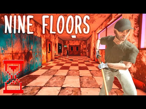 Видео: Девять этажей Кошмарное обновление // Nine Floors 1.1.2