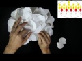 How to make a 90 piece Flower Petals Lampshade- Smarty Lamps Video