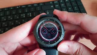 Illusion Red watchface - Animated Illusion Gyro effect demo screenshot 2