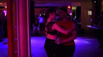 Kuna and Mathilde social dancing at 2nd Annual New York Zouk Launch   2018