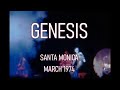 Genesis - Live Santa Monica March 1974 8mm Film (HD)