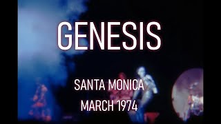 Genesis - Live Santa Monica March 1974 8mm Film (HD)