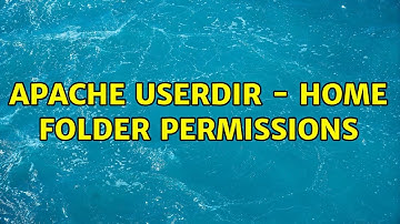 apache userdir - home folder permissions