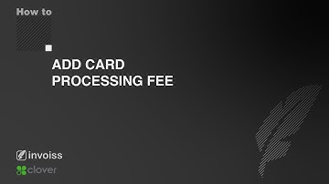 Card Processing fees
