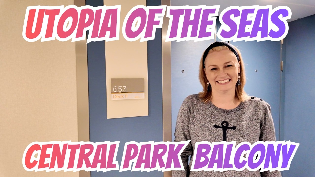 UTOPIA OF THE SEAS CENTRAL PARK BALCONY ROOM TOUR | ROOM 11653 | NEIGHBORHOOD BALCONY TOUR