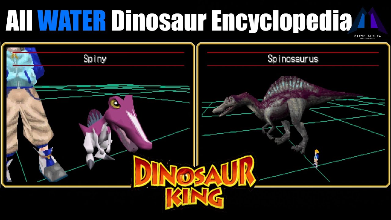All Water Dinosaurs💧Encyclopedia | Dinosaur King Arcade Game 恐竜