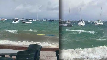 Images Show Choppy Lake Tahoe Waves That Killed 8