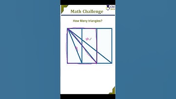 How many Triangles? #csegurushorts #mathstricks #maths #shortvideo #shortsvideo #shorts #math