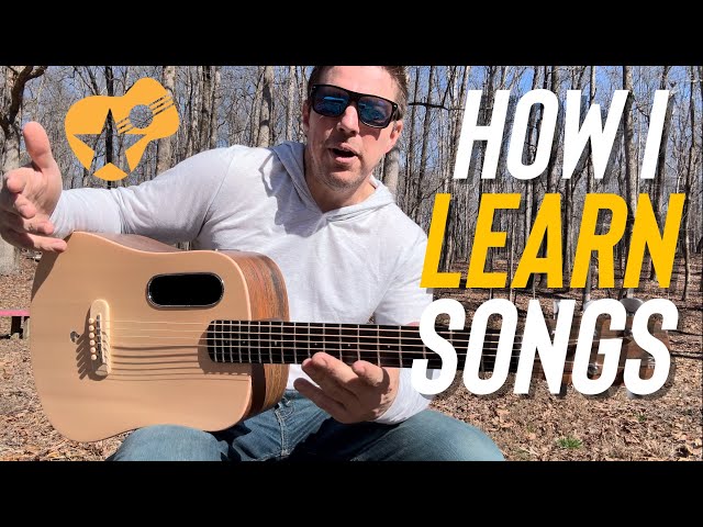 How I Learn Songs I Like On Acoustic Guitar class=