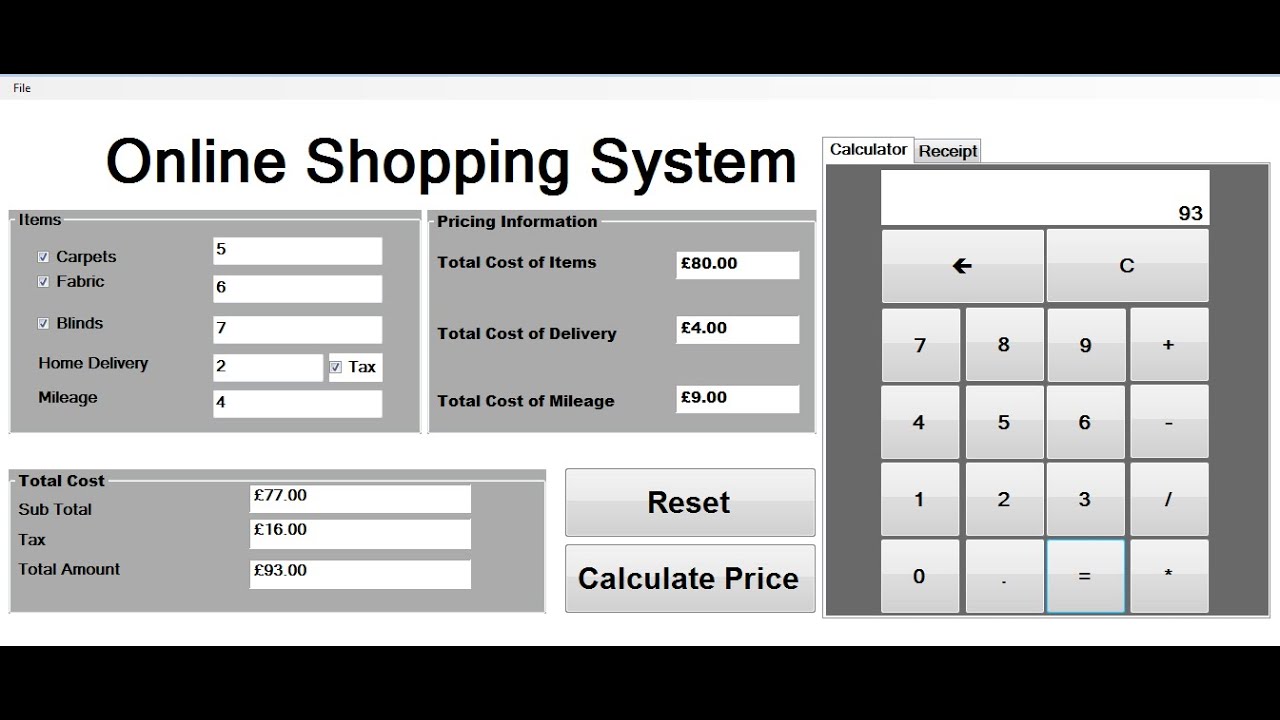 How to Create Billing Systems Project in C# - YouTube