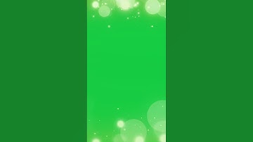 Sparkle Overlay Bokeh Effect - Green Screen Shorts