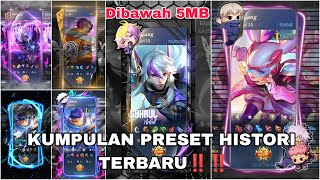 KUMPULAN PRESET HISTOI ML🔗DIBAWAH5MB🎶🤙🏻|| TREND TIKTOK 📸 #presetml