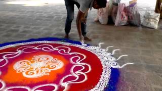 rangoli art of design and colors