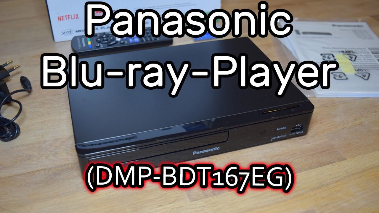 Ersteinrichtung und - DMP-BDT167EG YouTube Blu-ray-Player Panasonic Funktionsübersicht 3D