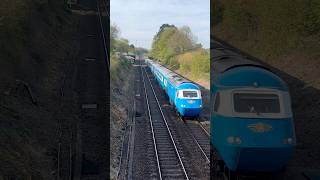 Train at South Wingfield 25/4/26. Blue PULLMAN on a St Albans to Inverness at 110MPH