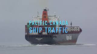 SHIP TRAFFIC PACIFIC CANADA 4K