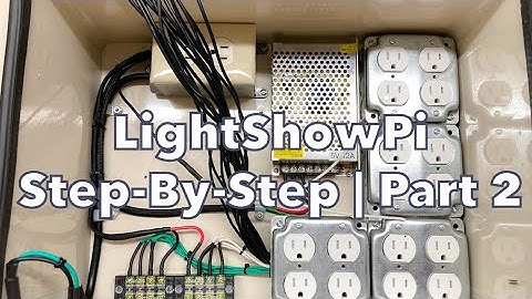 DIY LightShowPi Step-By-Step Setup Using A Raspberry Pi 4 And Solid State Relays | Part 2
