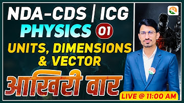 Unit, Dimension and Vector Practice -1 | Physics Practice for NDA Physics Practice for ICG | NDA