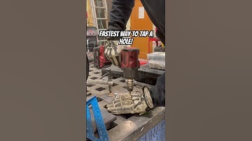 Drill and Tap all in one! #fabrication #tools #unique