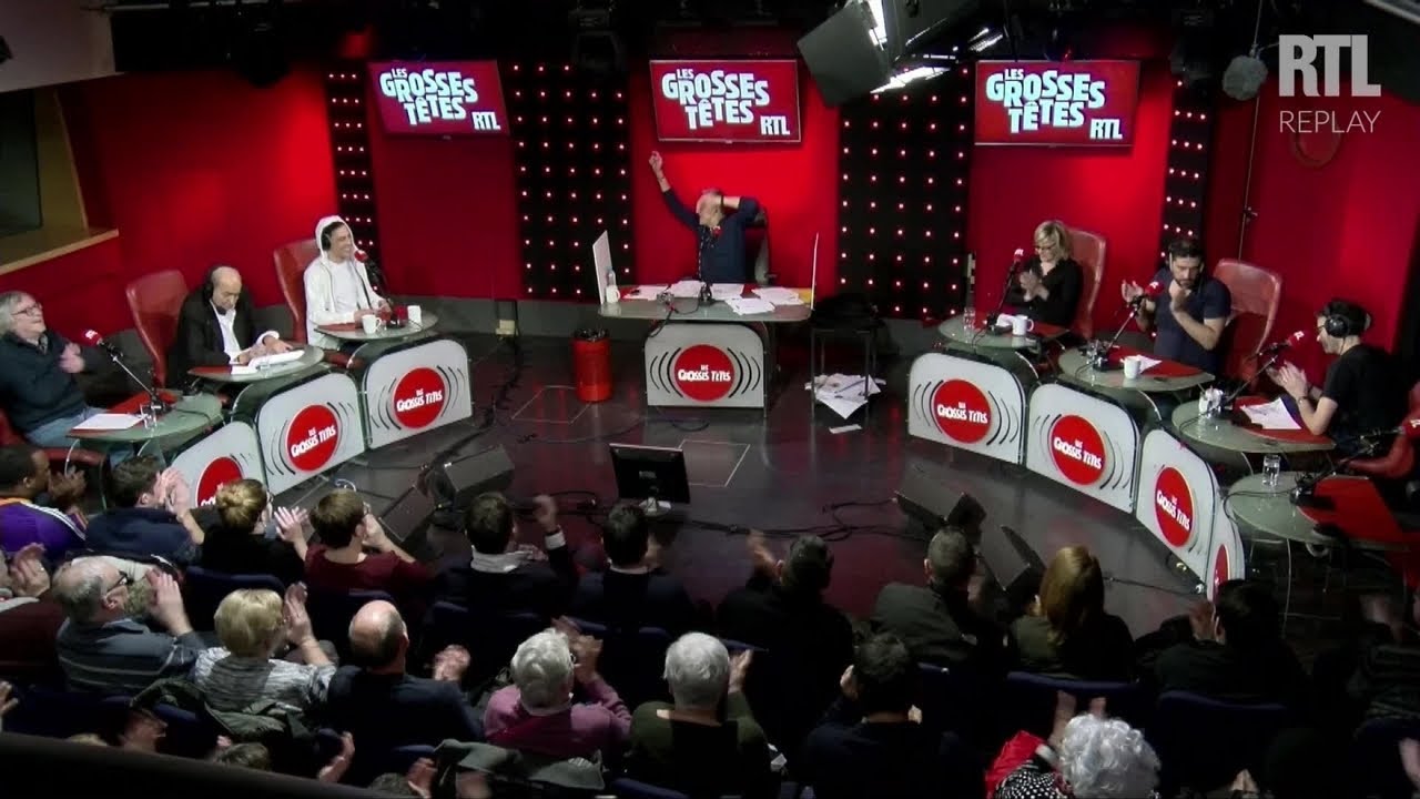 Les Grosses Têtes reprennent le générique de l'émission YouTube