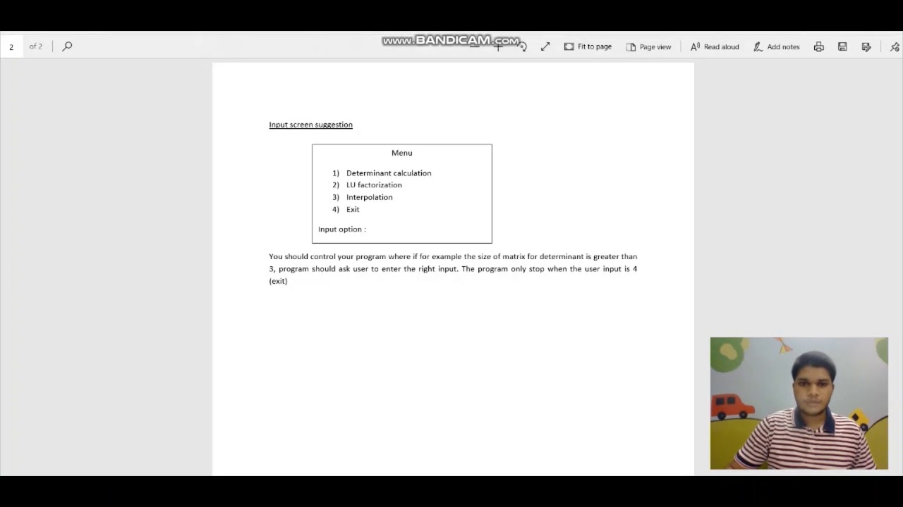 Computational Mathematics Final Project Code Presentation - YouTube