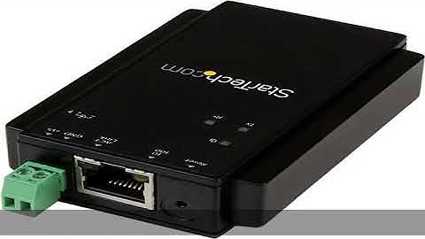 StarTech.com 1 Port RS-232 Serial to IP Ethernet Device Server - DIN Rail Mountable - Serial Device