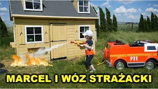 MARCEL i WÓZ STRAŻACKI - autko na akumulator