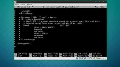 6. Video Tutorial FTP Debian 5